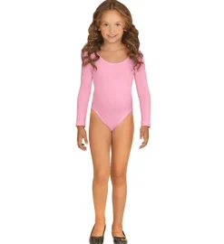 Langermet Bodystocking Barnekostyme Lyserosa