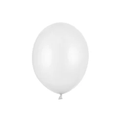 Latexballonger Metallisk Pure Hvit