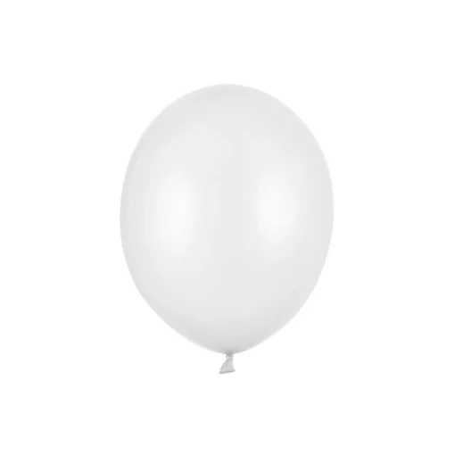 Latexballonger Metallisk Pure Hvit