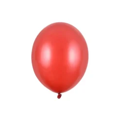 Latexballonger Metallisk Poppy Rød