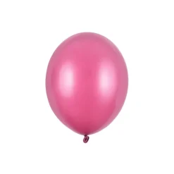 Latexballonger Metallisk Sjokkrosa