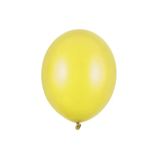 Latexballonger Metallisk Sitronskall