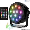 LED Diskolys & Høyttaler 12 LED Multifarget