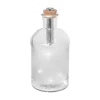 LED Glassflaske med Korkpropp