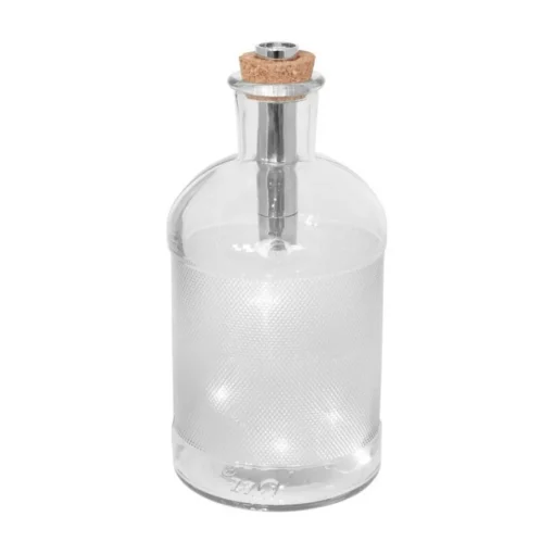 LED Glassflaske med Korkpropp