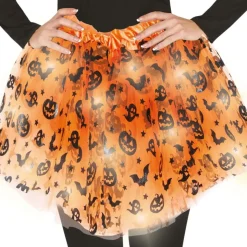 LED Halloween Skjørt Oransje