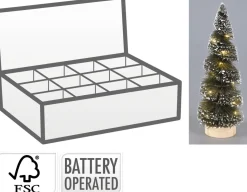 LED Juletre Grønn og Hvit