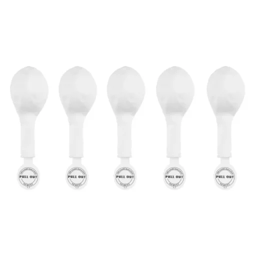 LED Latexballonger Hvit