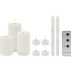LED Lys Sett Hvit