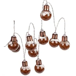 LED Lyskjede Glitterpærer