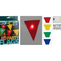 LED Lyskjede Vimpelbanner