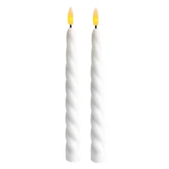 LED Snurrelys Hvit