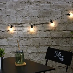 LED Solcelle Lyskjede Hvit
