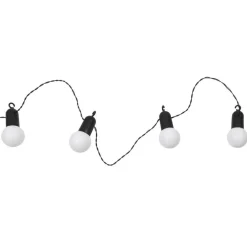 LED Solcelle Lyskjede Hvit