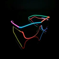 LED Wayfarer Briller