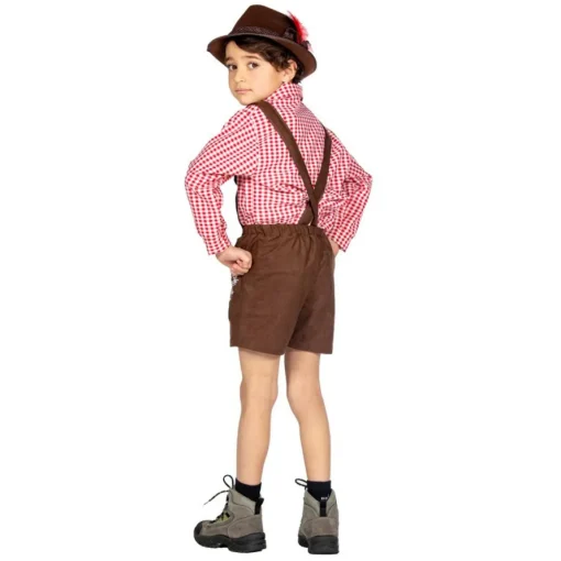Lederhosen Barneshorts Brun