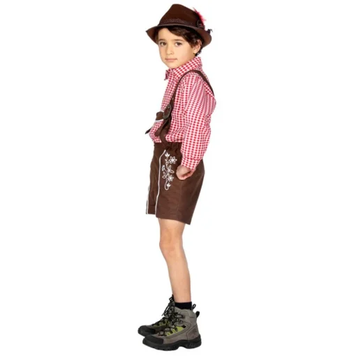 Lederhosen Barneshorts Brun