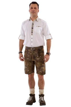 Lederhosen Bavarian Brun
