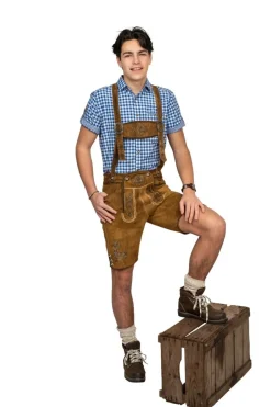 Lederhosen Kort Antikk