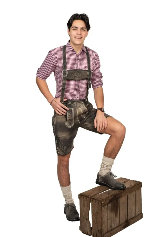 Lederhosen Kort Retro