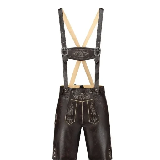 Lederhosen Kunstskinn Brun