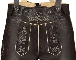 Lederhosen Kunstskinn Brun