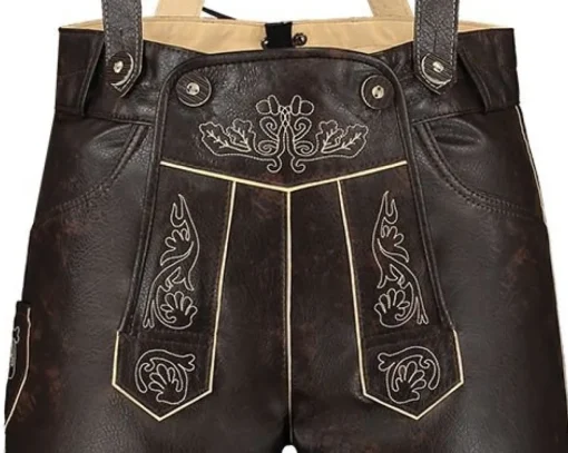 Lederhosen Kunstskinn Brun