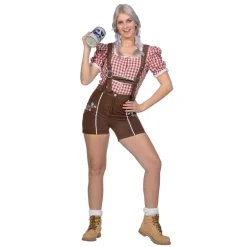 Lederhosen Shorts Brun