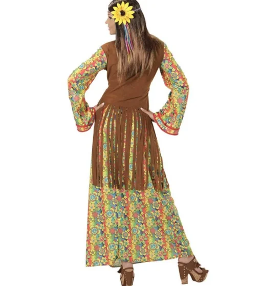 Lekker Hippie Kjole Kostyme