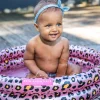 Leopard Baby Badebasseng Rosa