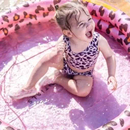 Leopard Baby Badebasseng Rosa
