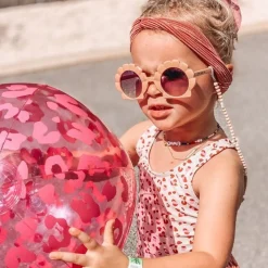 Leopard Badeball Neon Rosa
