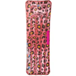 Leopard Bademadrass Rosa