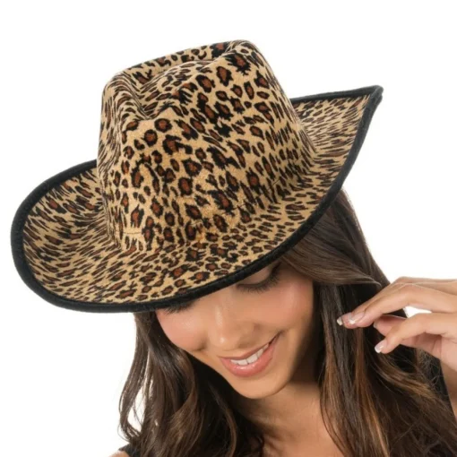 Leopard Cowboyhatt