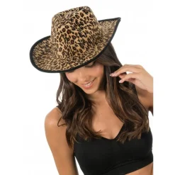 Leopard Cowboyhatt