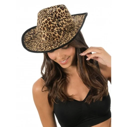 Leopard Cowboyhatt