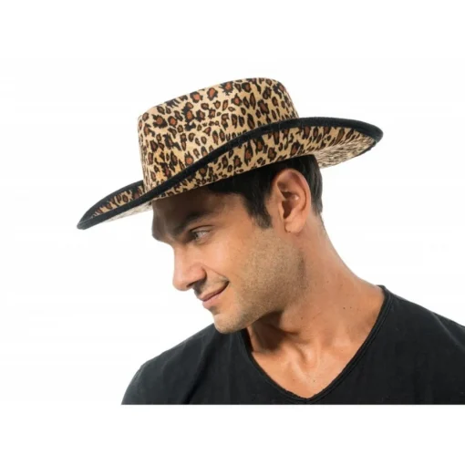 Leopard Cowboyhatt