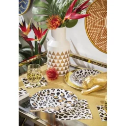 Leopard Desserttallerkener