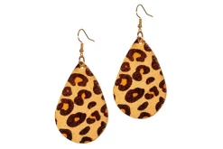 Leopard Dråpe Øreringer