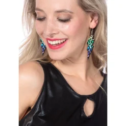 Leopard Lyn Øreringer