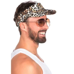 Leopard Solskjerm Caps