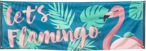 Let's Flamingo Banner