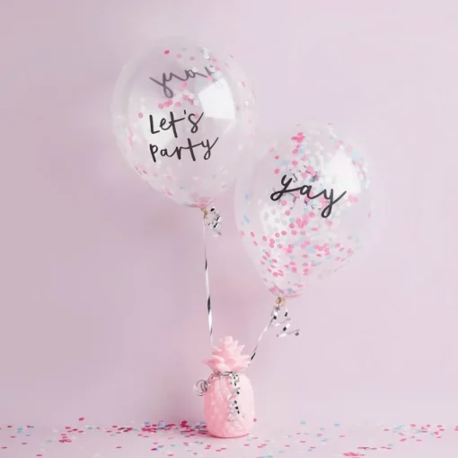 Let's Party Konfetti Ballonger