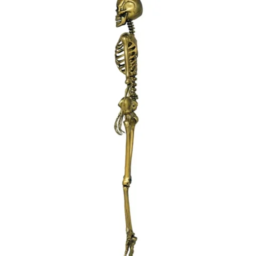 Lifesize Skjelett Gull