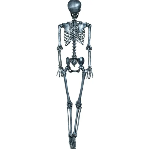 Lifesize Skjelett Sølv