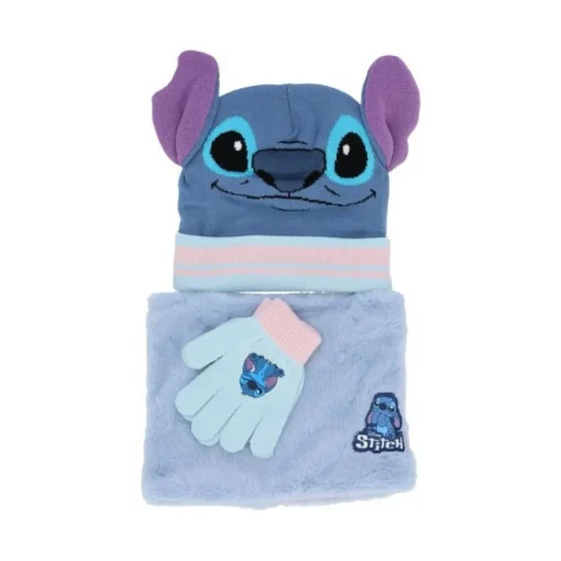 Lilo & Stitch® Hue, Halsedisse & Handsker Lyseblå