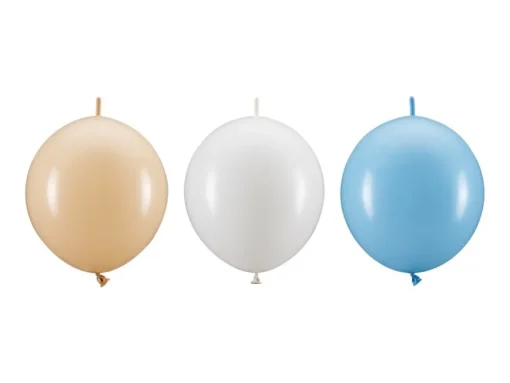 Link Ballonger Blå Hvit og Beige