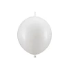 Link Ballonger Metallisk Hvit 28 cm