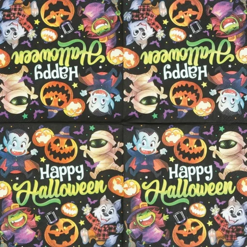 Little Monster Halloween Servietter