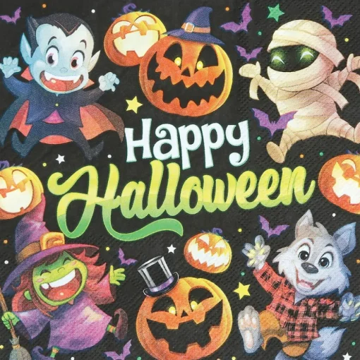 Little Monster Halloween Servietter